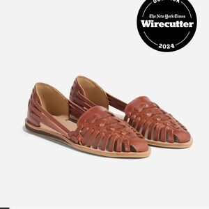 Nisolo Huarache Sandals size 6.5 brandy